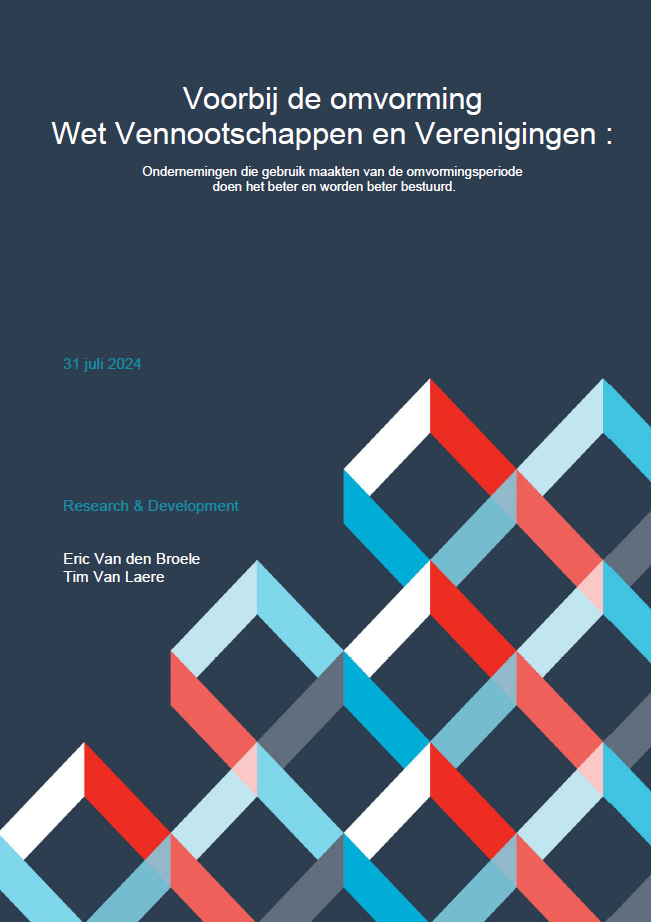 Onderzoek: voorbij de omvorming Wet Vennootschappen en Verenigingen